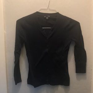 Gap 3/4 sleeve dark navy cardigan size XS